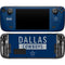 NFL Dallas Cowboys Blue Performance Series Steam Deck Handheld Gaming Computer Skin